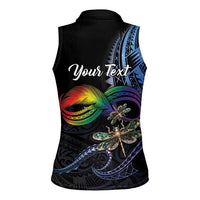 Personalised Polynesian Memorial Women Sleeveless Polo Shirt As Long As I Breathe You'll Be Remembered LT01 - Polynesian Pride