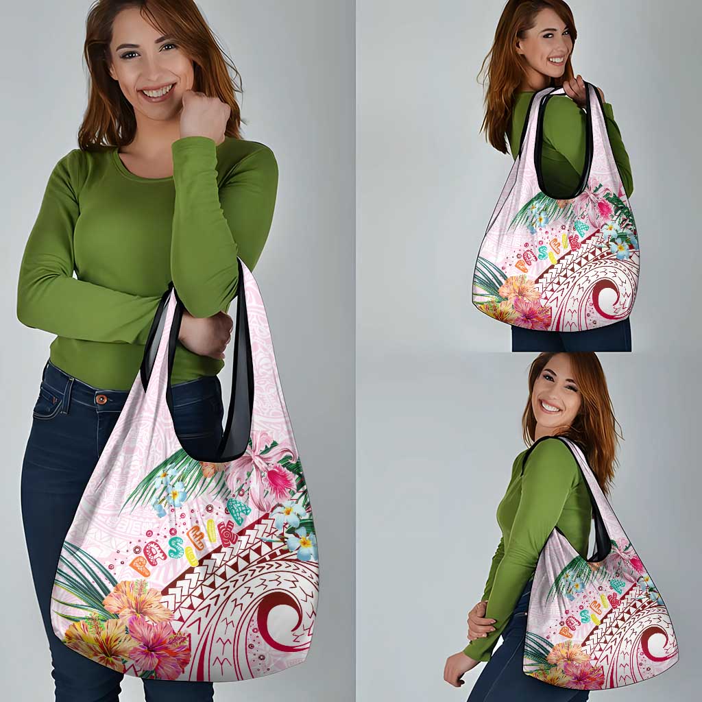 Pasifika Festival Grocery Bag Tribal Pattern Tropical Style