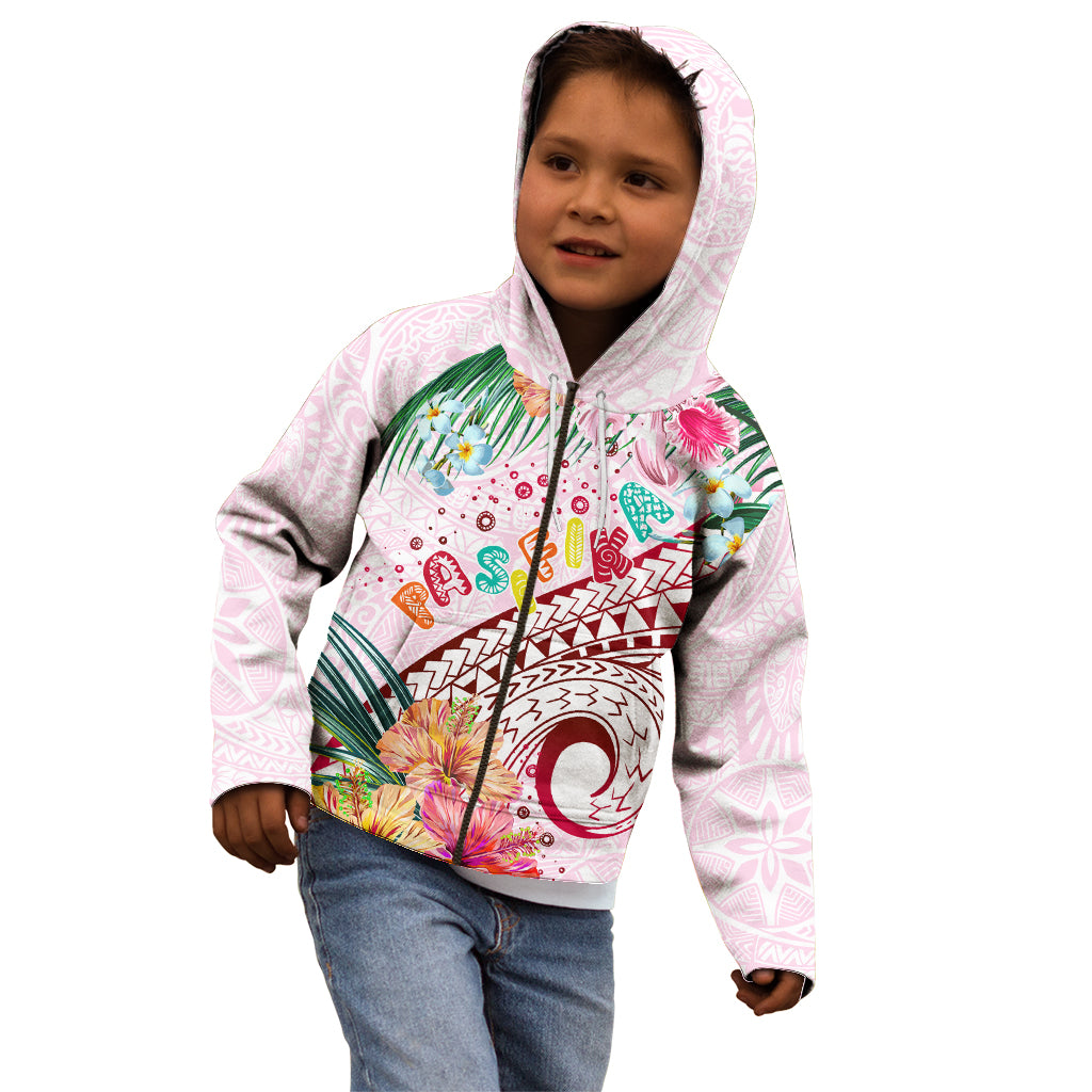 Pasifika Festival Kid Hoodie Tribal Pattern Tropical Style LT01 - Polynesian Pride