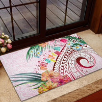 Pasifika Festival Rubber Doormat Tribal Pattern Tropical Style