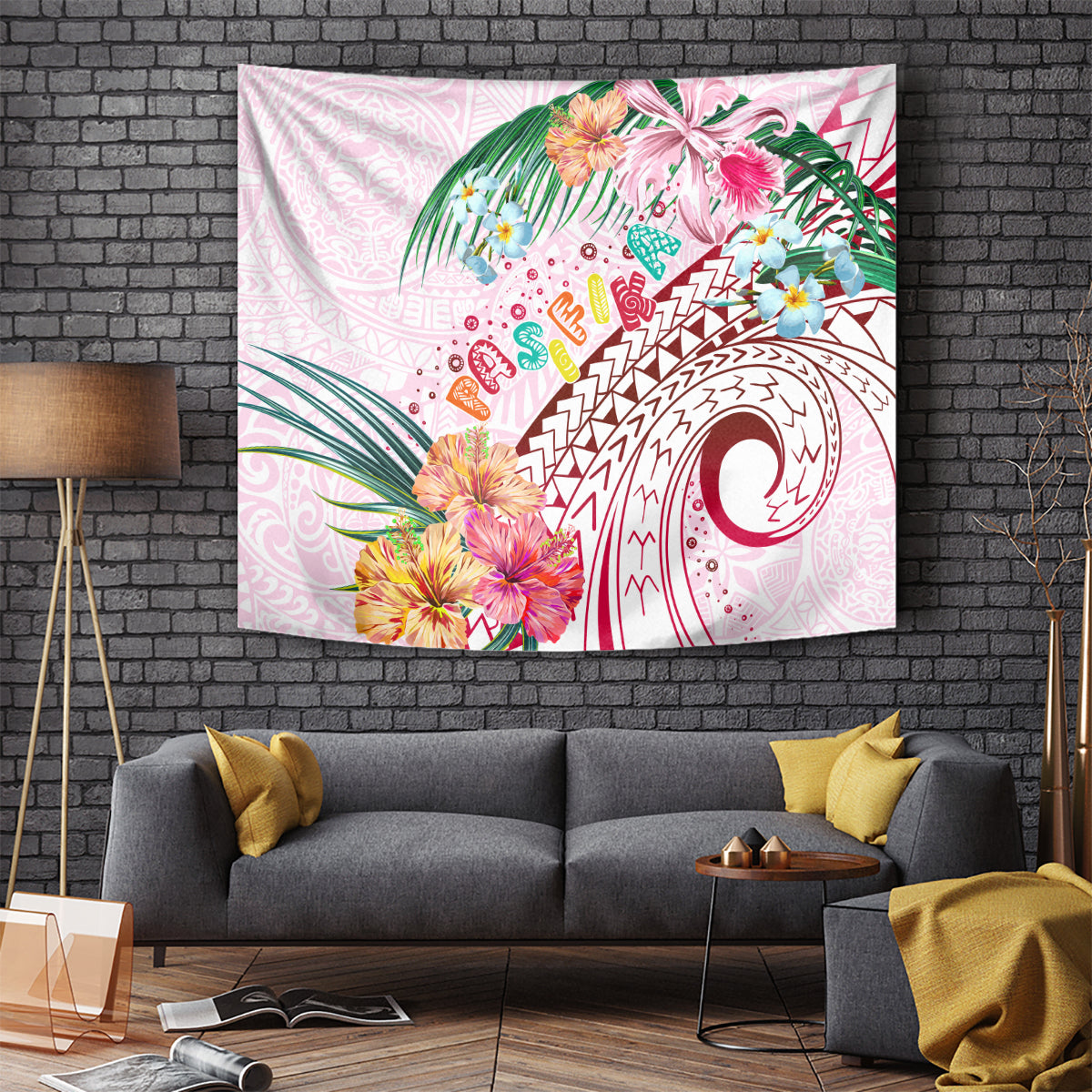 Pasifika Festival Tapestry Tribal Pattern Tropical Style