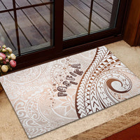 Pasifika Festival Rubber Doormat Vintage Tribal Pattern