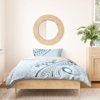 Pasifika Festival Bedding Set Tribal Pattern Blue Version