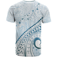 Pasifika Festival T Shirt Tribal Pattern Blue Version LT01 - Polynesian Pride