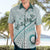 Pasifika Festival Hawaiian Shirt Tribal Pattern Teal Version LT01