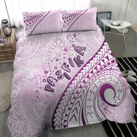 Pasifika Festival Bedding Set Tribal Pattern Lilac Version