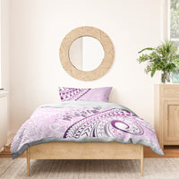 Pasifika Festival Bedding Set Tribal Pattern Lilac Version