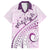 Pasifika Festival Hawaiian Shirt Tribal Pattern Lilac Version LT01 Purple - Polynesian Pride