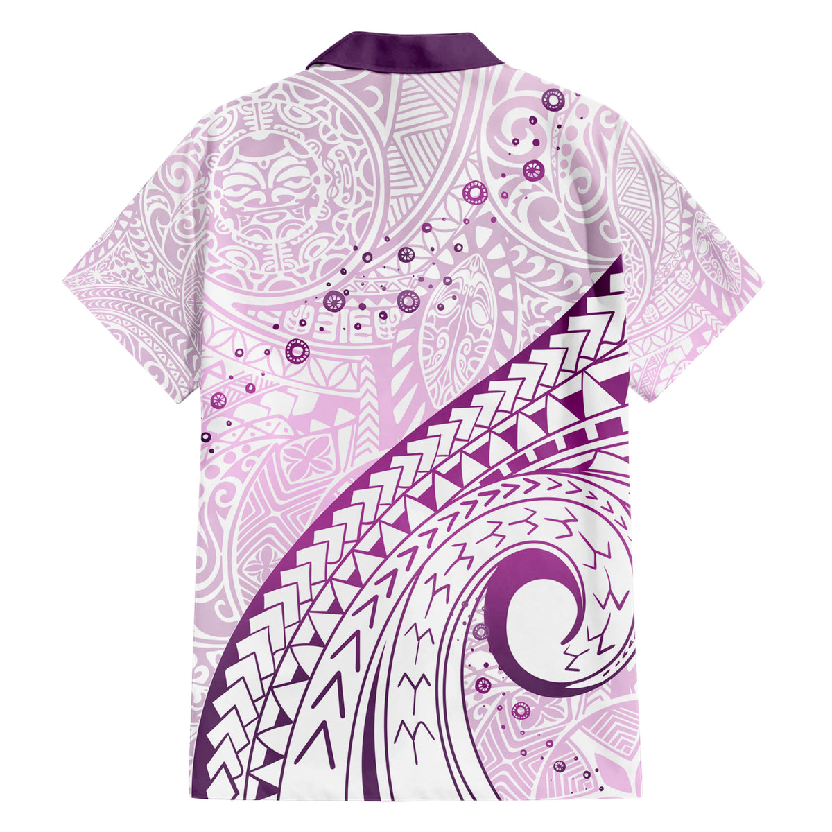 Pasifika Festival Hawaiian Shirt Tribal Pattern Lilac Version LT01 - Polynesian Pride