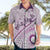 Pasifika Festival Hawaiian Shirt Tribal Pattern Lilac Version LT01 - Polynesian Pride