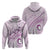 Pasifika Festival Hoodie Tribal Pattern Lilac Version LT01 - Polynesian Pride