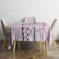 Pasifika Festival Tablecloth Tribal Pattern Lilac Version