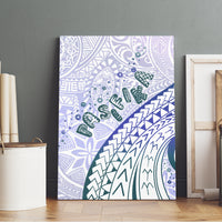 Pasifika Festival Canvas Wall Art Tribal Pattern Violet Version