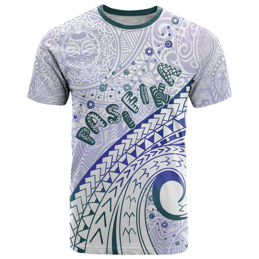 Pasifika Festival T Shirt Tribal Pattern Violet Version LT01 Purple - Polynesian Pride