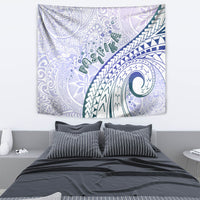 Pasifika Festival Tapestry Tribal Pattern Violet Version