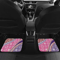 Hawaiian Quilt Pattern Car Mats Sweet Color Mixed - Polynesian Pride