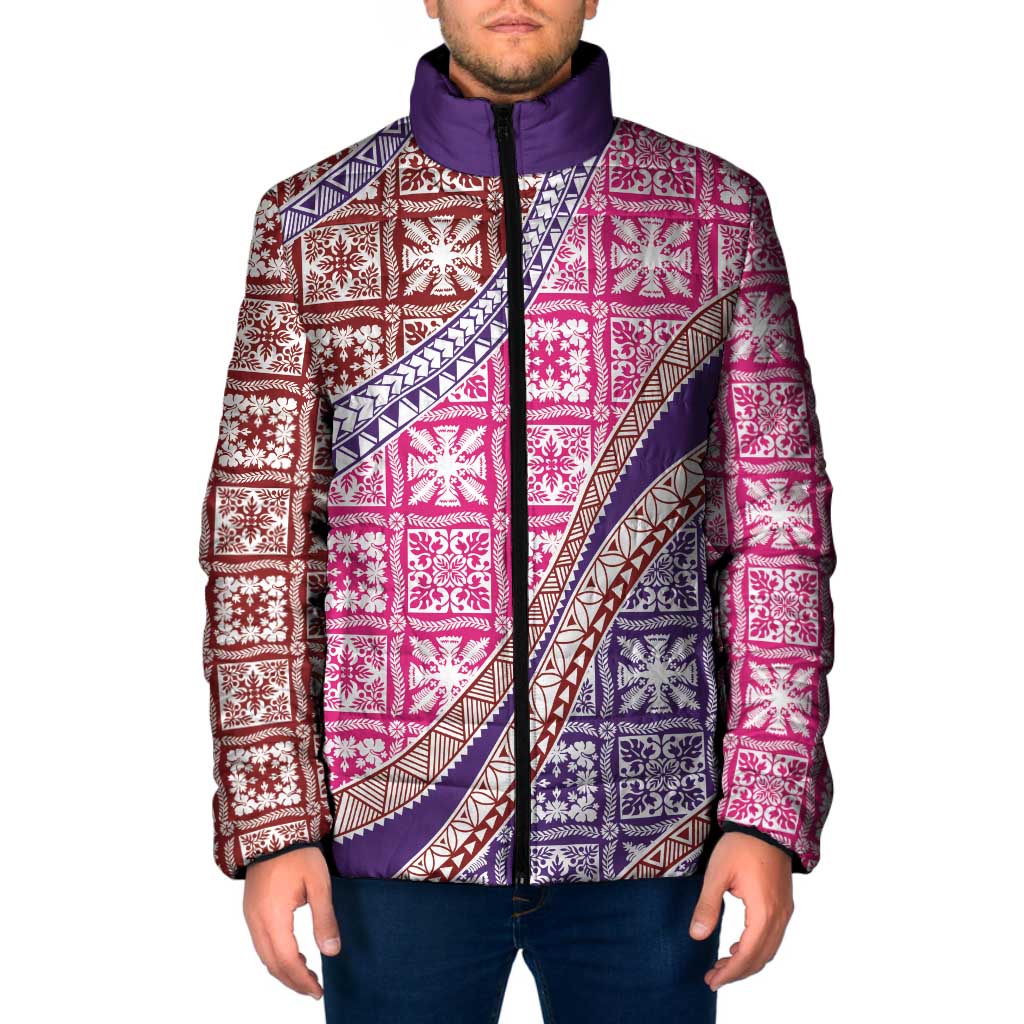 Hawaiian Quilt Pattern Padded Jacket Sweet Color Mixed - Polynesian Pride