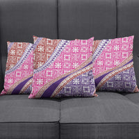 Hawaiian Quilt Pattern Pillow Cover Sweet Color Mixed - Polynesian Pride