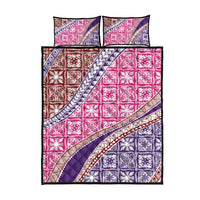 Hawaiian Quilt Pattern Quilt Bed Set Sweet Color Mixed - Polynesian Pride