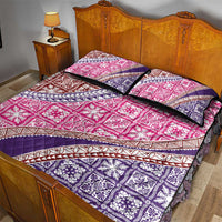 Hawaiian Quilt Pattern Quilt Bed Set Sweet Color Mixed - Polynesian Pride