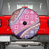 Hawaiian Quilt Pattern Spare Tire Cover Sweet Color Mixed - Polynesian Pride
