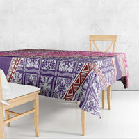 Hawaiian Quilt Pattern Tablecloth Sweet Color Mixed - Polynesian Pride