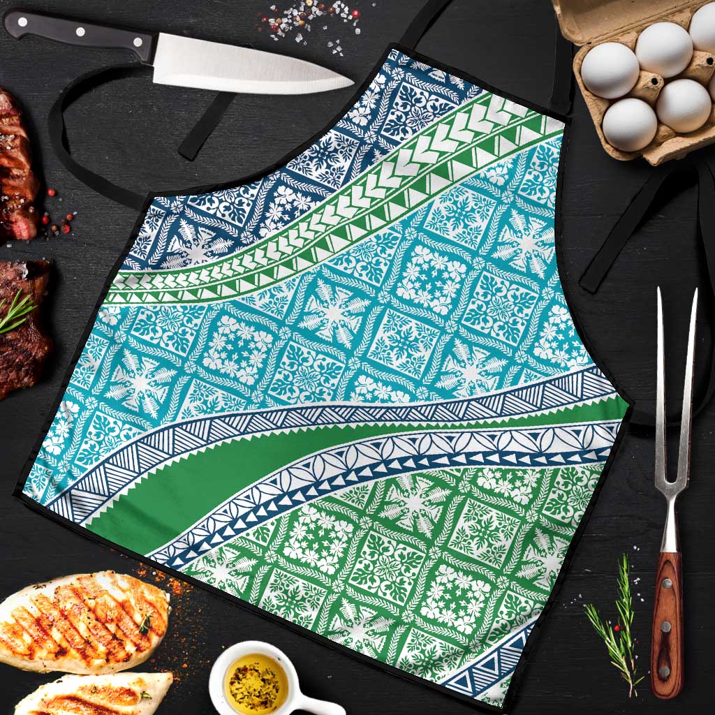 Hawaiian Quilt Pattern Apron Fresh Color Mixed - Polynesian Pride