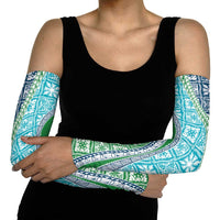 Hawaiian Quilt Pattern Arm Sleeves Fresh Color Mixed - Polynesian Pride