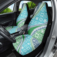Hawaiian Quilt Pattern Car Seat Cover Fresh Color Mixed - Polynesian Pride
