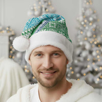 Hawaiian Quilt Pattern Christmas Santa Hat Fresh Color Mixed - Polynesian Pride