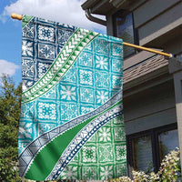 Hawaiian Quilt Pattern Garden Flag Fresh Color Mixed - Polynesian Pride