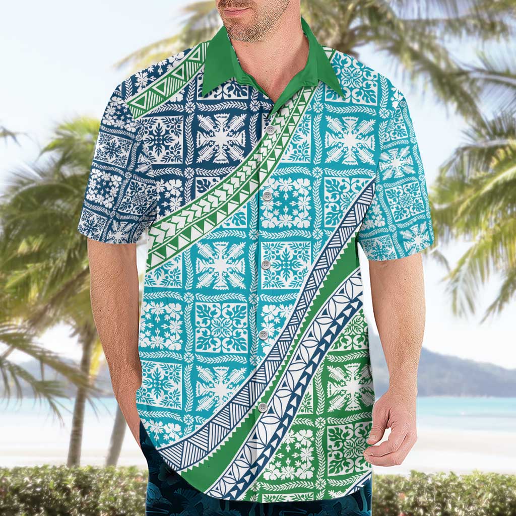Hawaiian Quilt Pattern Hawaiian Shirt Fresh Color Mixed - Polynesian Pride