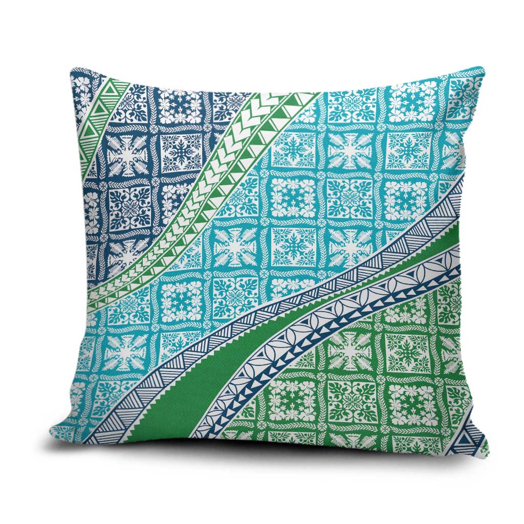 Hawaiian Quilt Pattern Pillow Cover Fresh Color Mixed - Polynesian Pride