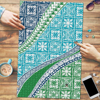 Hawaiian Quilt Pattern Puzzle Fresh Color Mixed - Polynesian Pride