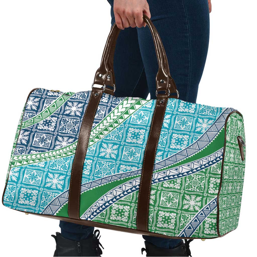 Hawaiian Quilt Pattern Travel Bag Fresh Color Mixed - Polynesian Pride