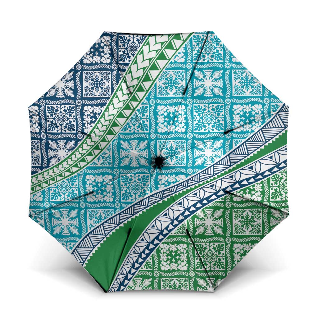 Hawaiian Quilt Pattern Umbrella Fresh Color Mixed - Polynesian Pride