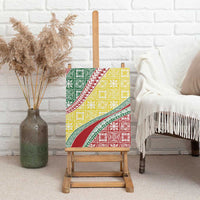 Hawaiian Quilt Pattern Canvas Wall Art Special Color Mixed - Polynesian Pride