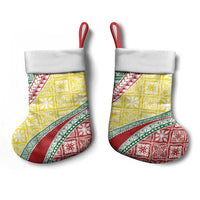 Hawaiian Quilt Pattern Christmas Stocking Special Color Mixed - Polynesian Pride