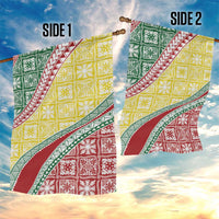 Hawaiian Quilt Pattern Garden Flag Special Color Mixed - Polynesian Pride