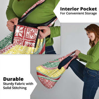 Hawaiian Quilt Pattern Grocery Bag Special Color Mixed - Polynesian Pride