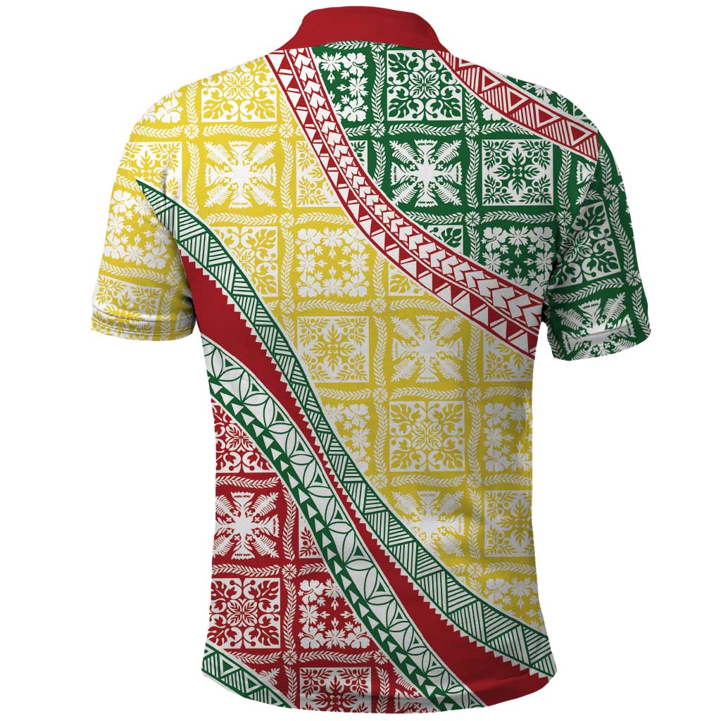 Hawaiian Quilt Pattern Polo Shirt Special Color Mixed - Polynesian Pride