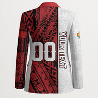 Custom Rugby Tonga 2026 Blazer Ngatu Pattern Special Version LT01 - Polynesian Pride