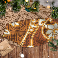 Fiji Masi Tree Skirt Bula Fijian Masi Tapa Vintage Style LT01 - Polynesian Pride