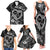 Polynesian Turtle Valentine Family Matching Tank Maxi Dress and Hawaiian Shirt You And Me Hibiscus Heart LT01 - Polynesian Pride