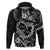 Polynesian Turtle Valentine Hoodie You And Me Hibiscus Heart LT01 Pullover Hoodie Black - Polynesian Pride