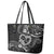 Polynesian Turtle Valentine Leather Tote Bag You And Me Hibiscus Heart LT01 - Polynesian Pride