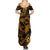 Polynesian Turtle Valentine Summer Maxi Dress You And Me Gold Hibiscus Heart LT01 - Polynesian Pride