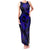 Polynesian Turtle Valentine Family Matching Tank Maxi Dress and Hawaiian Shirt You And Me Navy Blue Hibiscus Heart LT01 Mom's Dress Blue - Polynesian Pride