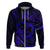 Polynesian Turtle Valentine Hoodie You And Me Navy Blue Hibiscus Heart LT01 Zip Hoodie Blue - Polynesian Pride