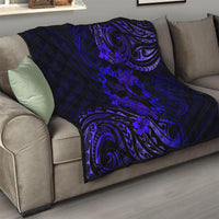 Polynesian Turtle Valentine Quilt You And Me Navy Blue Hibiscus Heart LT01 - Polynesian Pride